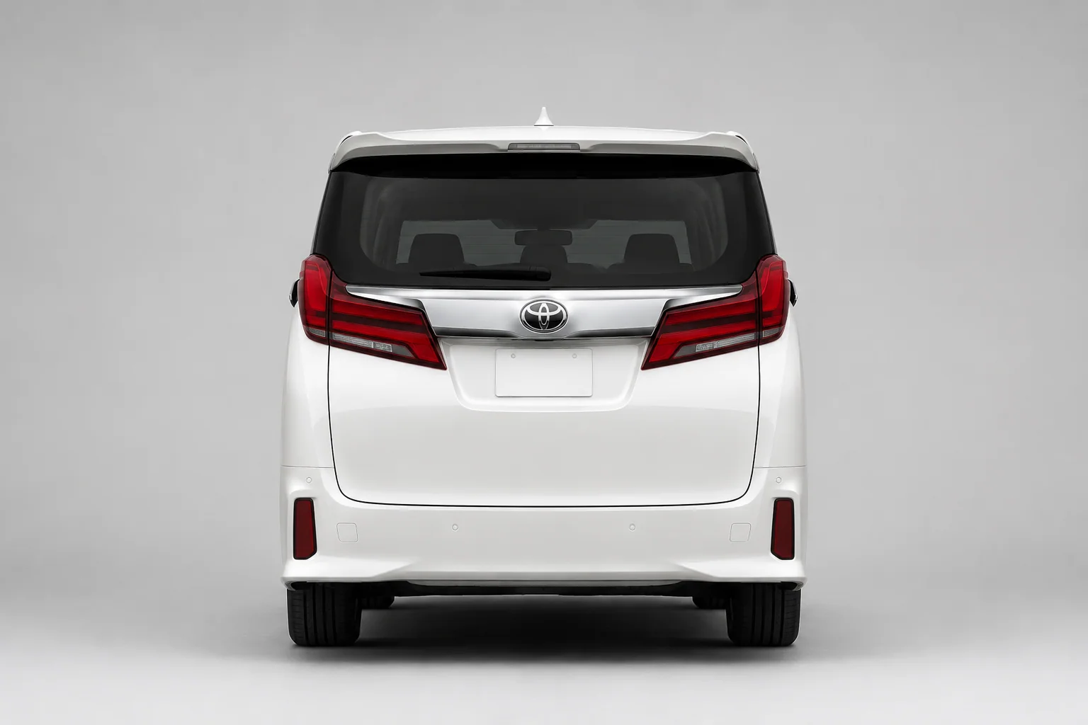 Alphard: Vista traseira