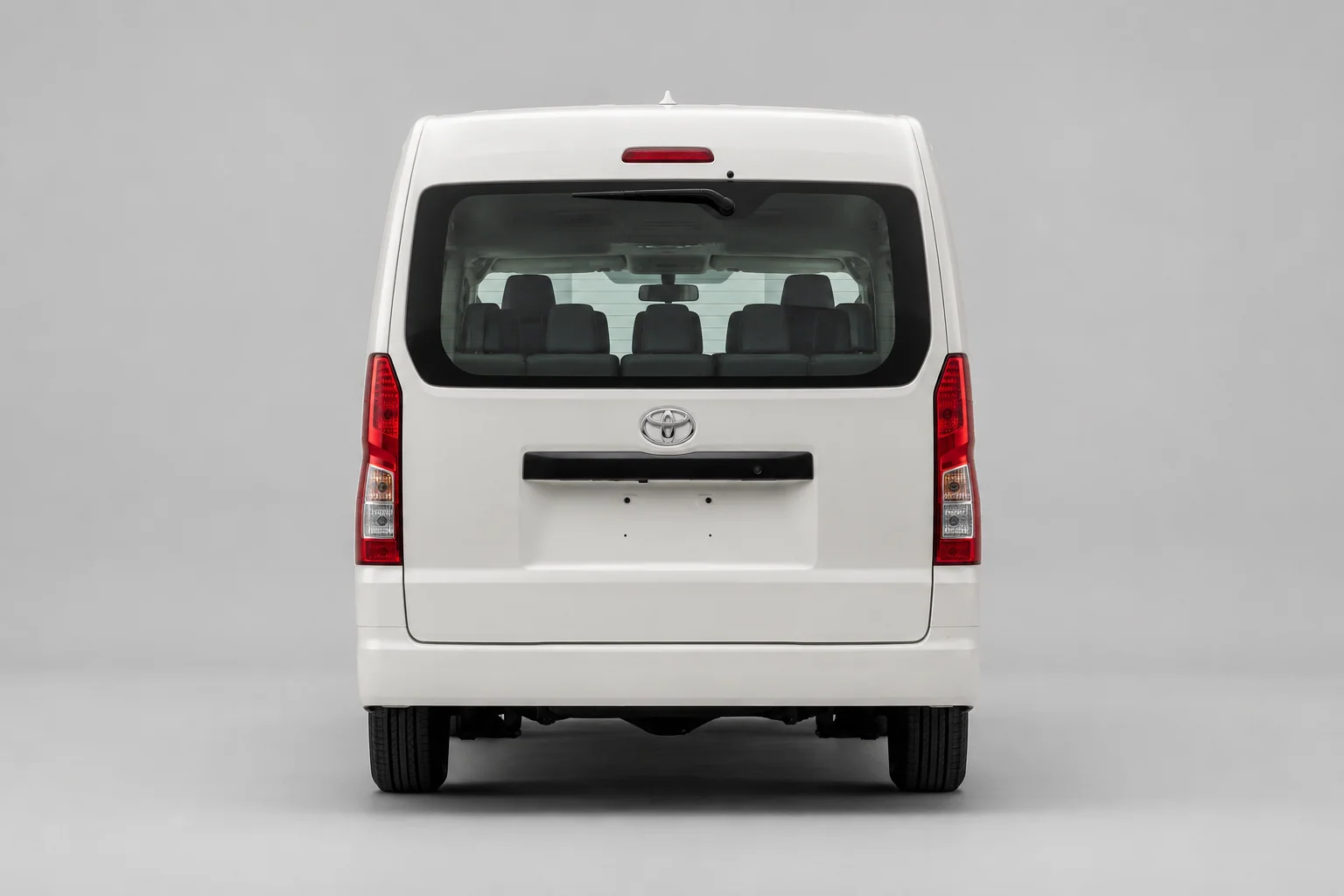 Hiace: Vista traseira