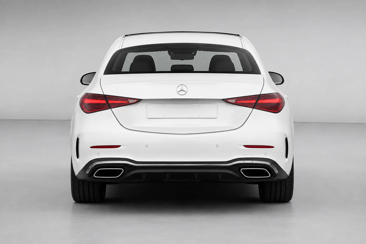 Mercedes Benz: Vista traseira