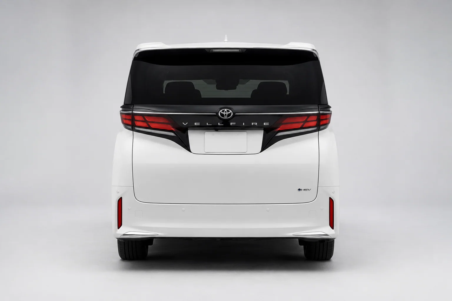 Vellfire: Vista traseira