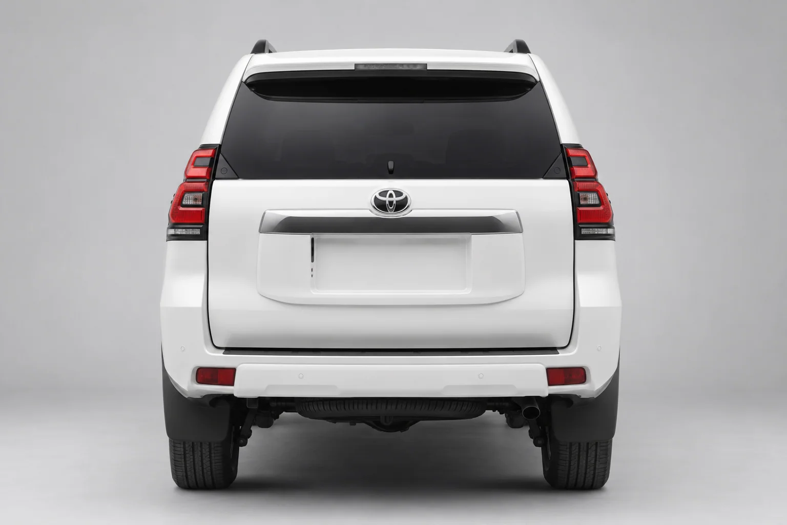 Land Cruiser: Vista traseira